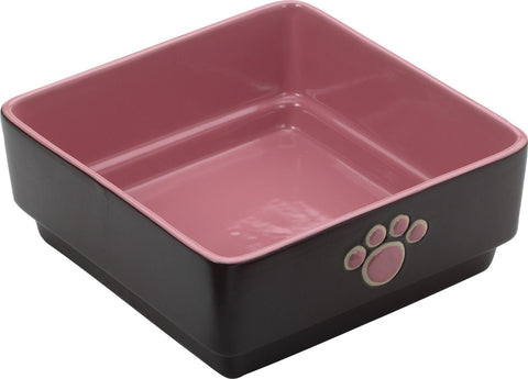 Ethical Stoneware Dish - Four Square Dog Dish