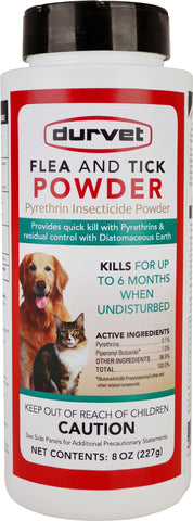 Durvet - Flea And Tick  D - No-bite Flea/tick Powder