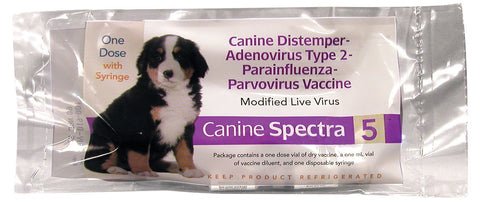 Durvet - Pet            D - Spectra 5 Dog Vaccine With Syringe