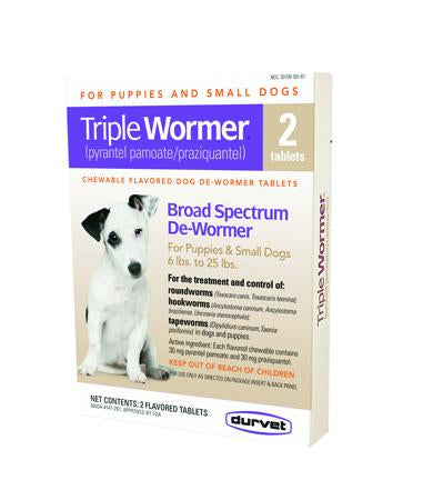 Durvet - Pet            D - Triple Wormer Broad Spectrum De-wormer For Dogs