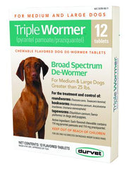 Durvet - Pet            D - Triple Wormer Broad Spectrum De-wormer For Dogs