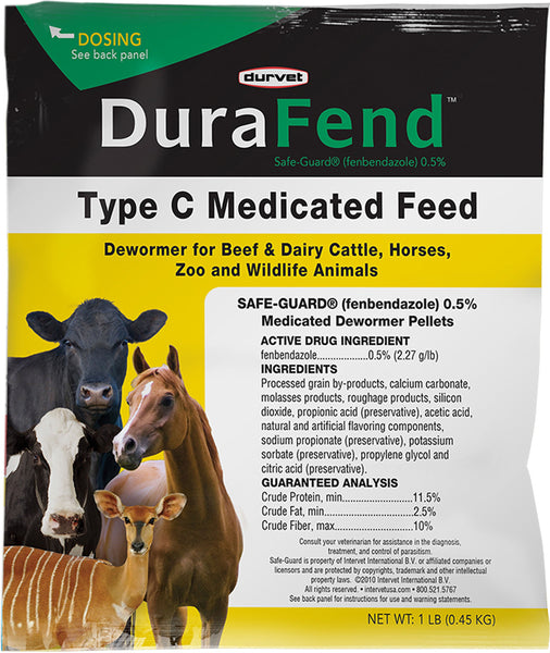 Durvet Inc              D - Durafend Dewormer Feed