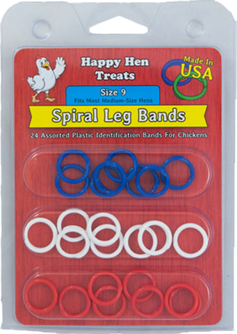 Durvet - Happy Hen    D - Spiral Leg Bands