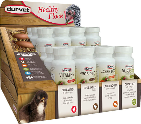 Durvet Inc              D - Healthy Flock Poultry Display