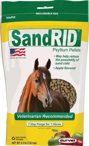 Durvet/equine           D - Sandrid Psyllium Pellets Value Pack For Equine