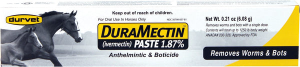 Durvet/equine           D - Duramectin Ivermectin Paste 1.87% For Horses