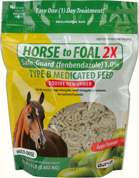 Durvet/equine           D - Horse To Foal 2x Safe-guard