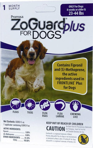 Durvet - Flea And Tick  D - Zoguard+ Single  Dogs