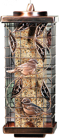 Audubon/woodlink - Squirrel-resistant Caged Tube Feeder